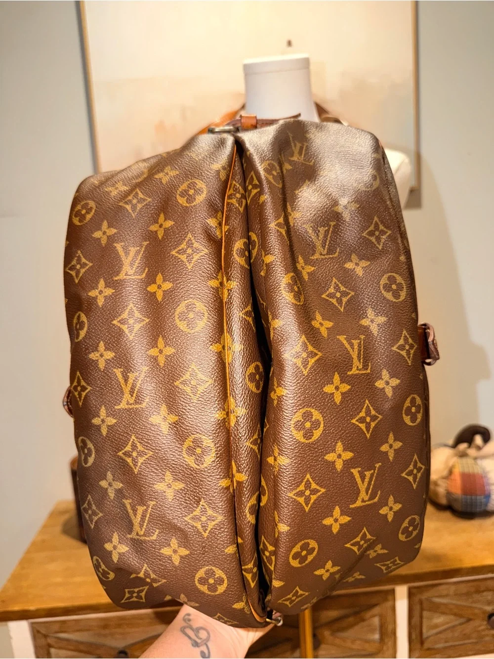 Louis Vuitton Monogram Saumur 35 Vintage